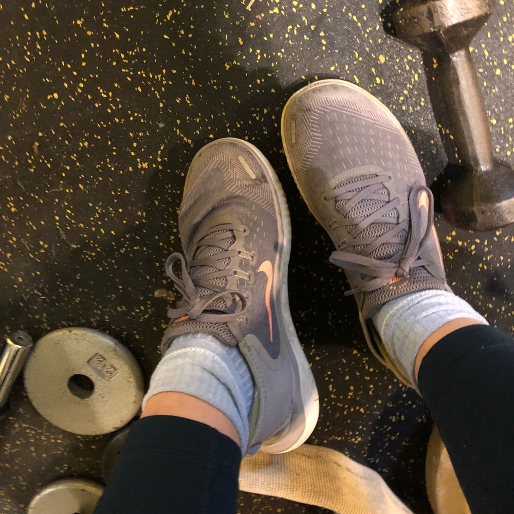 Women’s Nike worn out shoes